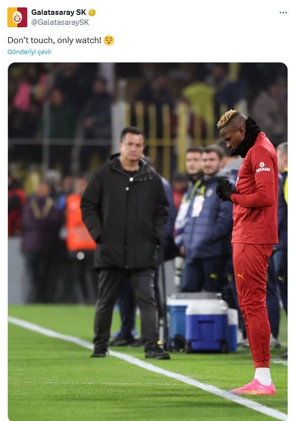 Galatasaray'dan Acun Ilıcalı'ya olay Mourinho-Osimhen göndermesi: Dokunma, izle... - Resim : 1