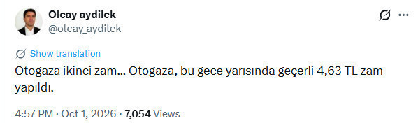 Otogaza 24 saat i&ccedil;inde ikinci zam. Bu gece yarısı pompaya yansıyacak - Resim : 1
