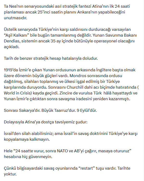 Yunan basınındaki 24 saatlik Türkiye senaryosuna Cem Gürdeniz'den “Aşil Kalkanı” değerlendirmesi - Resim : 7