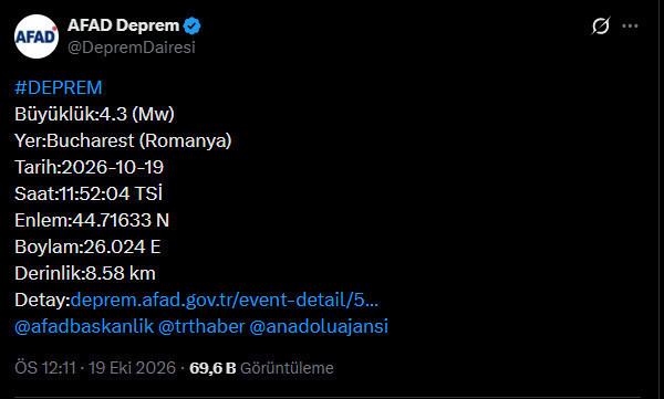Romanya'da korkutan deprem - Resim : 1