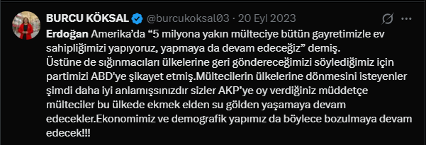 Türkiye'de siyasetin hali: AKP'ye demediğini bırakmayan Burcu Köksal, AKP'ye katıldı - Resim : 2