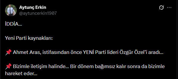Aytunç Erkin açıkladı: CHP'den istifa eden Muğla Belediye Başkanı Ahmet Aras AKP'ye geçecek mi? - Resim : 4