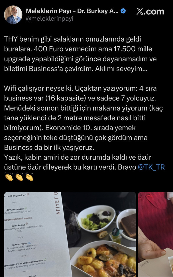 Aaa THY'de somon bitmiş! Hem de Business Class'ta.. Olacak iş değil! - Resim : 1