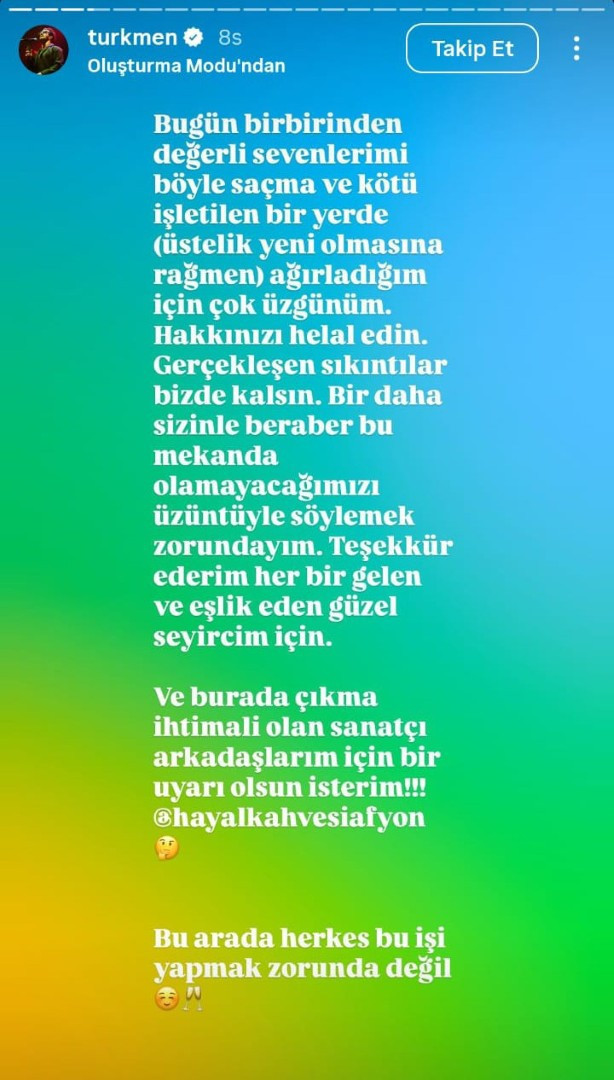 Mekân sahibi Gökhan Türkmen’in eşine hakaret etti, ortalık karıştı - Resim : 1