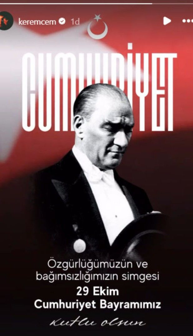 Ünlülerden 29 Ekim Cumhuriyet Bayramı paylaşımları - Resim: 20