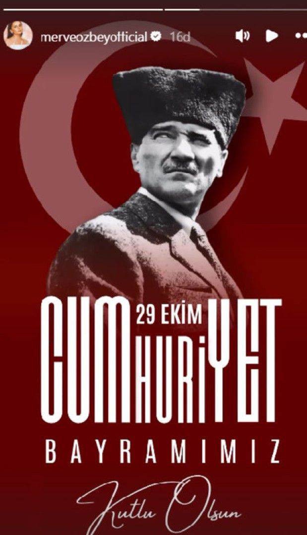 Ünlülerden 29 Ekim Cumhuriyet Bayramı paylaşımları - Resim: 10