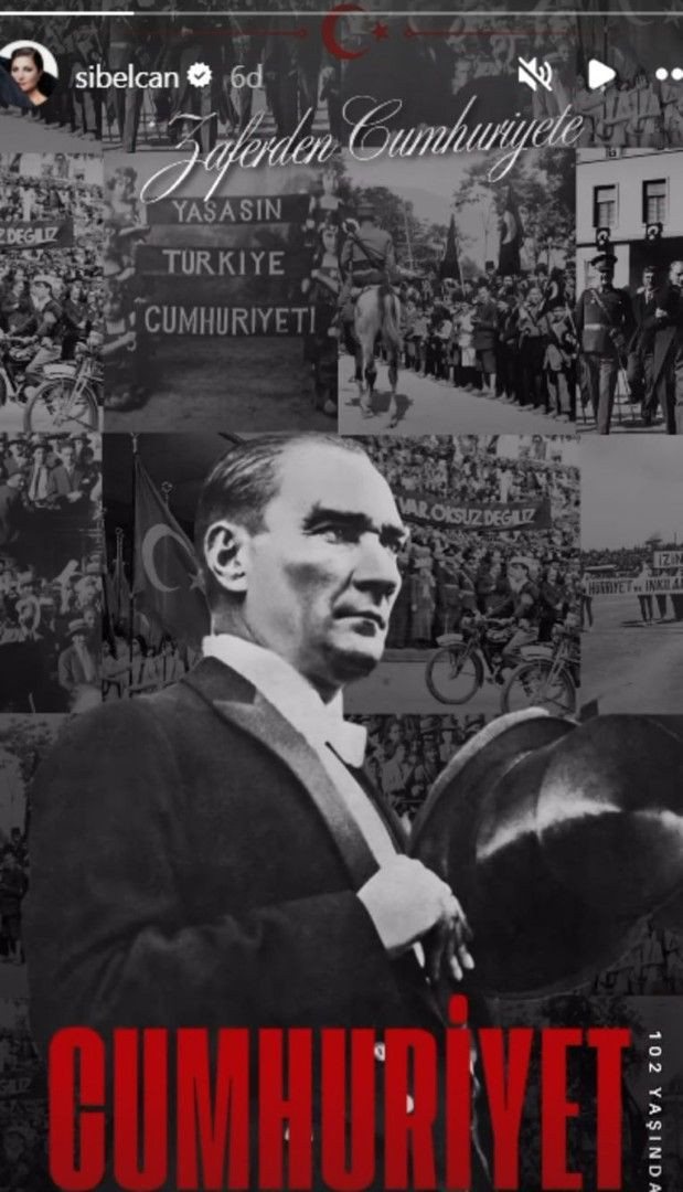 Ünlülerden 29 Ekim Cumhuriyet Bayramı paylaşımları - Resim: 2