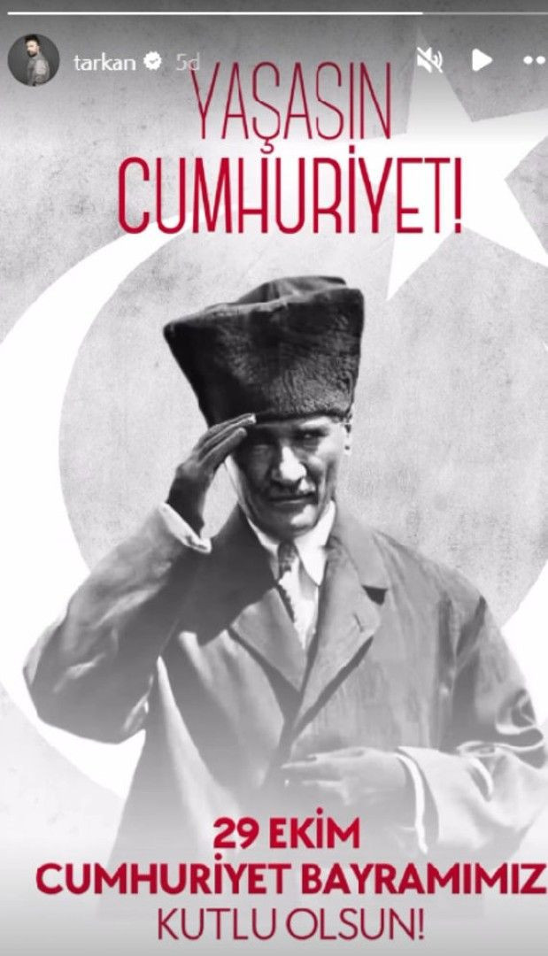 Ünlülerden 29 Ekim Cumhuriyet Bayramı paylaşımları - Resim: 7