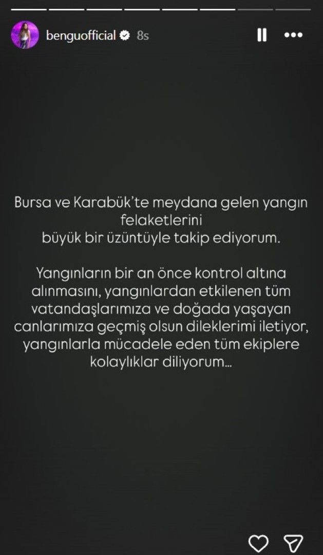 Orman yangınları yüreklere ateş düşürdü: Ünlü isimlerden yangın paylaşımı - Resim: 7