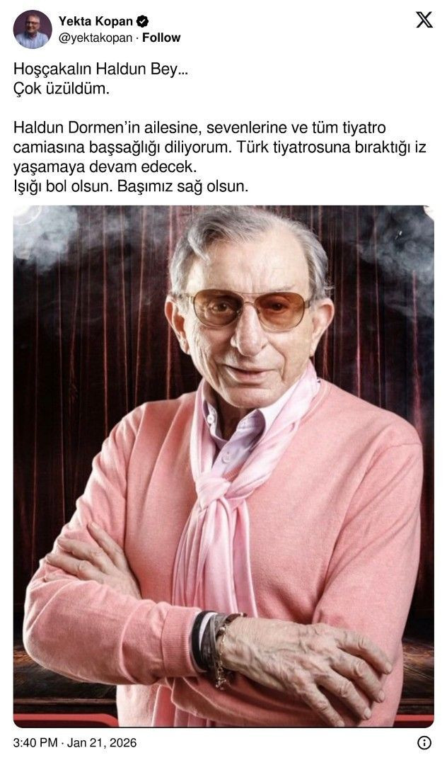 Ünlü isimlerden Haldun Dormen'e veda - Resim: 18