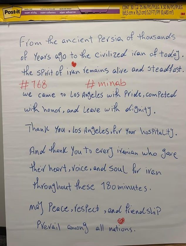 İran Milli Takımı, ABD’de mesaj bıraktı: 'Los Angeles'a gururla geldik' - Resim : 1