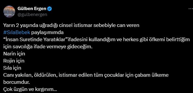 Gülben Ergen’den sitem: “Çok üzgün ve kırgınım!” - Resim : 1