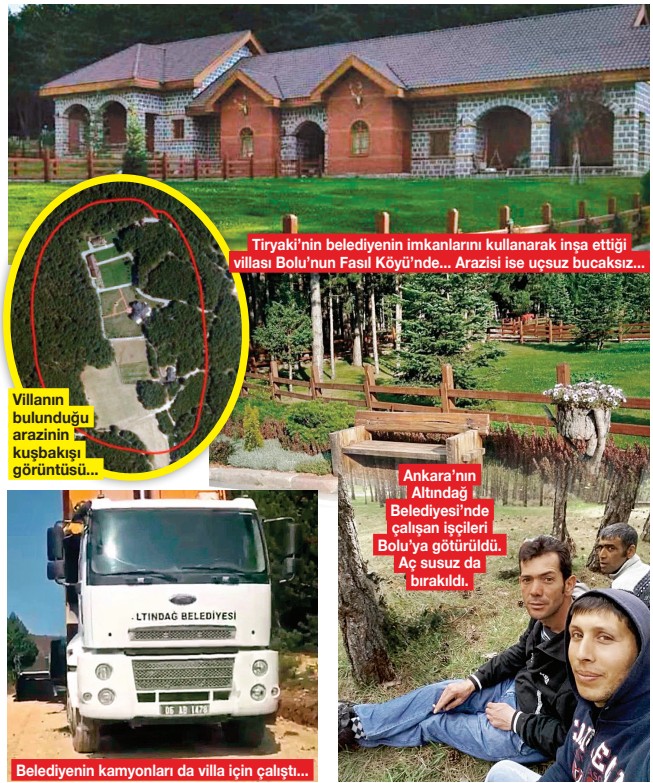 AKP’li başkan belediye işçilerini villasında çalıştırdı - Resim : 1