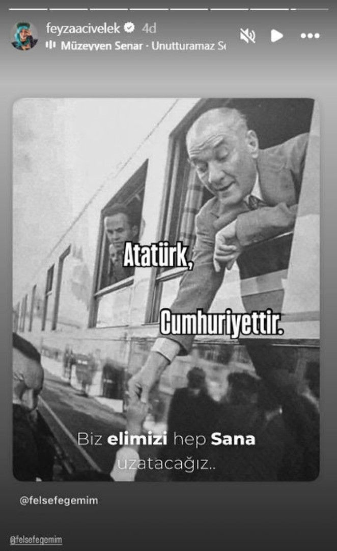 Ünlülerden 29 Ekim Cumhuriyet Bayramı paylaşımları - Resim: 26