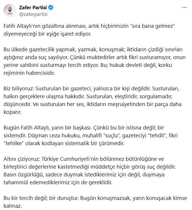 Gazeteci Fatih Altaylı'nın gözaltına alınmasına art arda tepki - Resim: 3