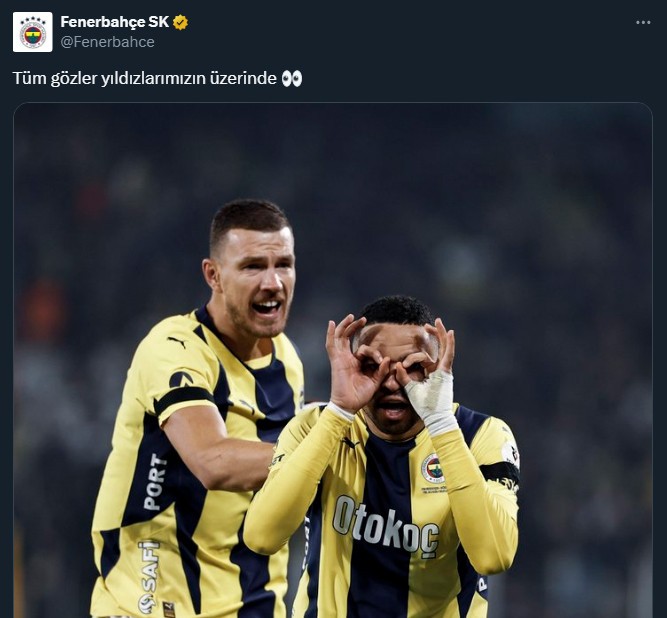 Fenerbahçe'den Okan Buruk'a gönderme - Resim : 1