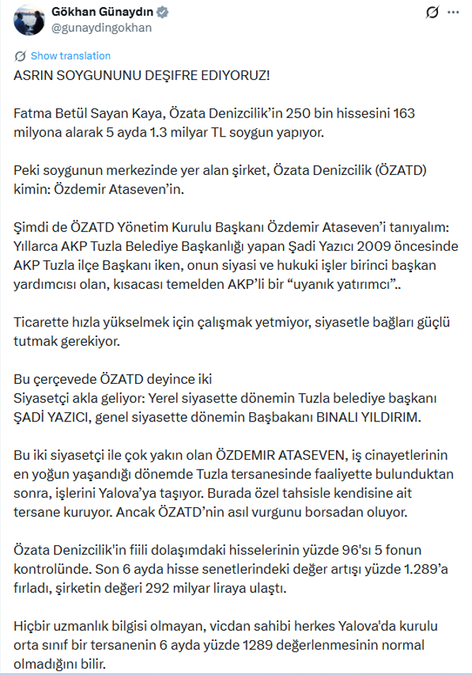 AKP'li Fatma Bet&uuml;l Sayan Kaya'ya milyarlar kazandıran şirket kimin &ccedil;ıktı? - Resim : 4