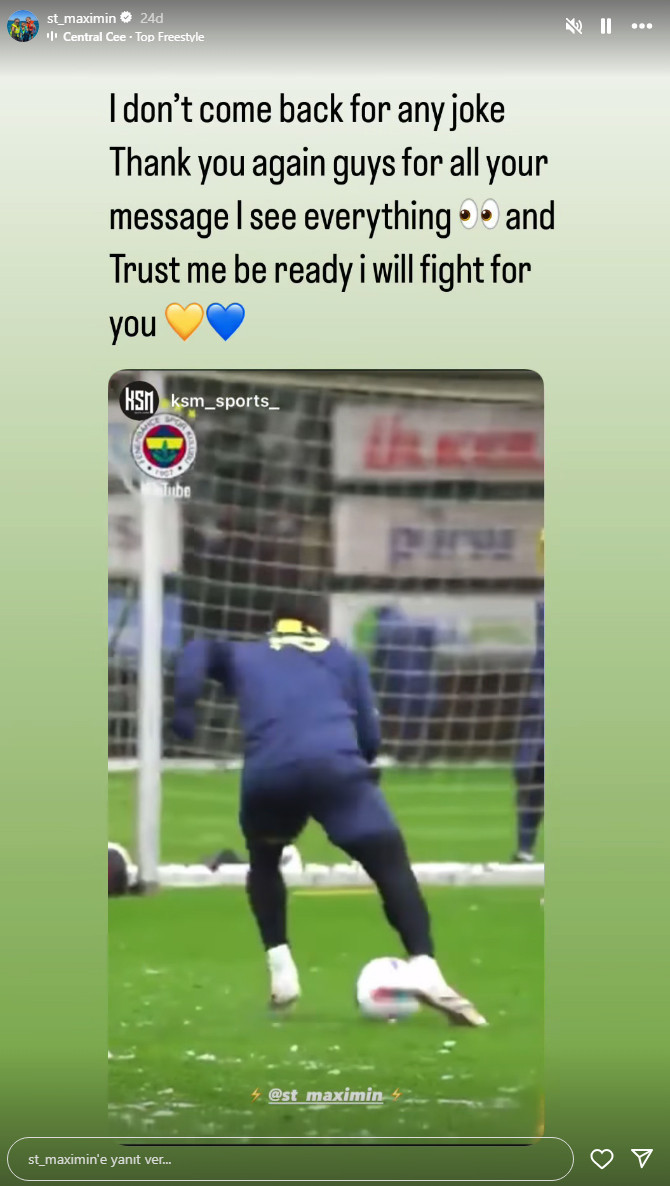 Saint Maximin: 'Şaka yapmak için geri dönmedim' - Resim : 1