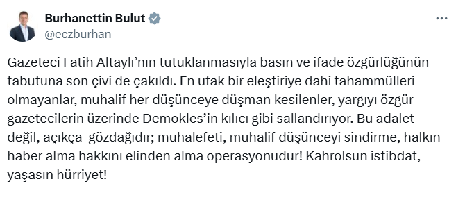 Fatih Altaylı’nın tutuklanmasına tepki yağıyor - Resim: 3