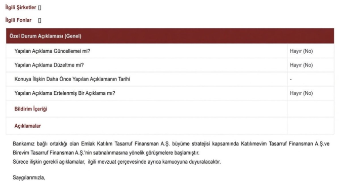 Katılımevim ve Birevim'i satın almak için Emlak Katılım görüşmelere başladı - Resim : 3