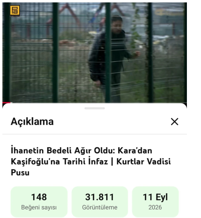 Kaşif Kozinoğlu'nun mezarının açıldığı gün Kurtlar Vadisi hesabından esrarengiz paylaşım! İşte hemen silinen video - Resim : 3