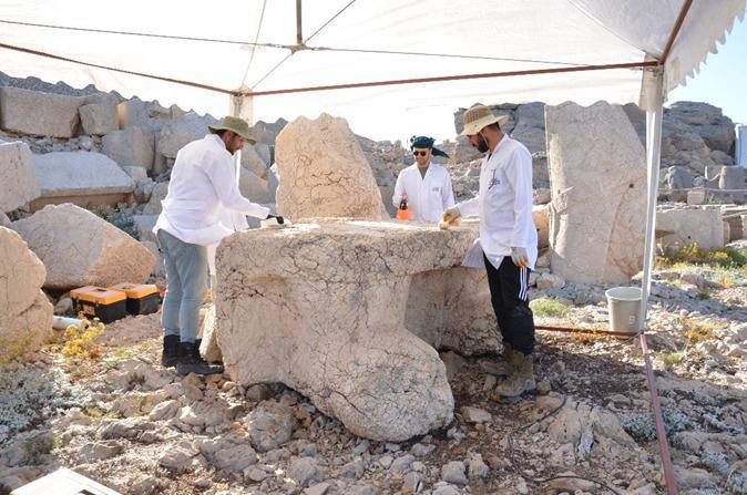 Nemrut Dağı’nda tarihi adım: Nano kireç ve nano silikat ilk kez uygulandı - Resim : 2