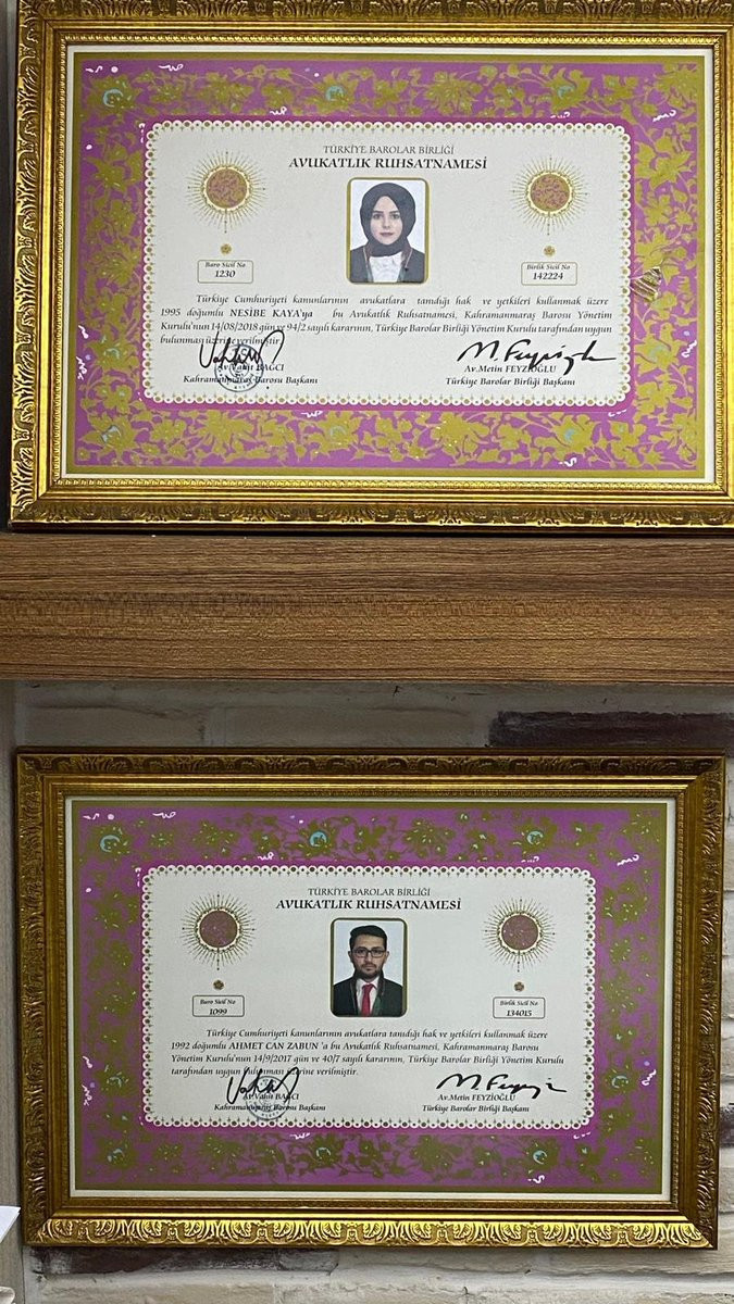 Depremde ölen avukat Nesibe Kaya Zabun'un diplomasını satmışlar - Resim : 1