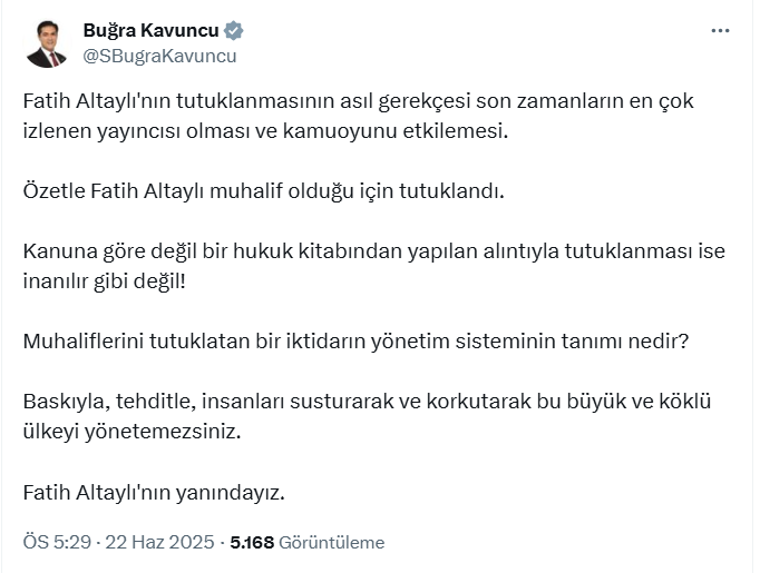 Fatih Altaylı’nın tutuklanmasına tepki yağıyor - Resim: 7