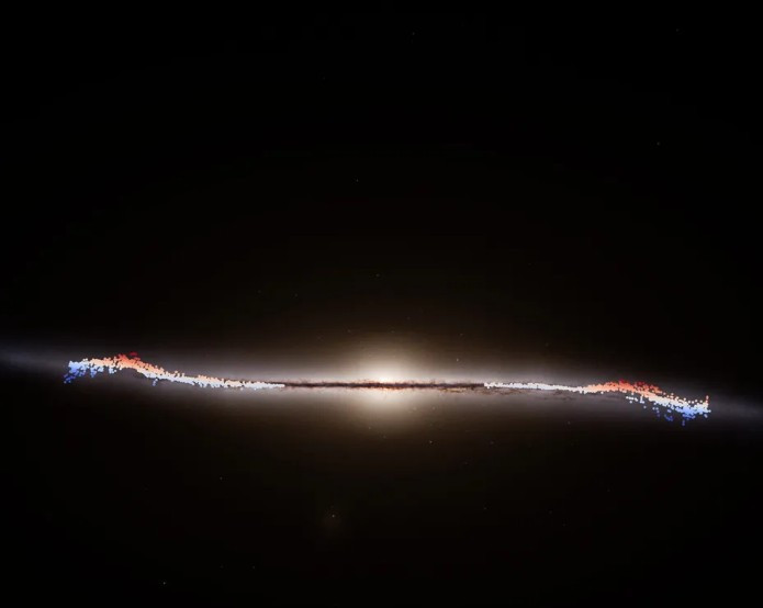 Gaia'dan devasa keşif: Samanyolu'nun merkezinde gizemli dalga - Resim : 1