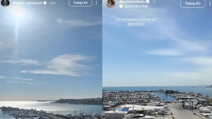 Devrim Özkan ve voleybolcu Trevor Clevenot'tan dikkat çeken paylaşım - Resim : 1