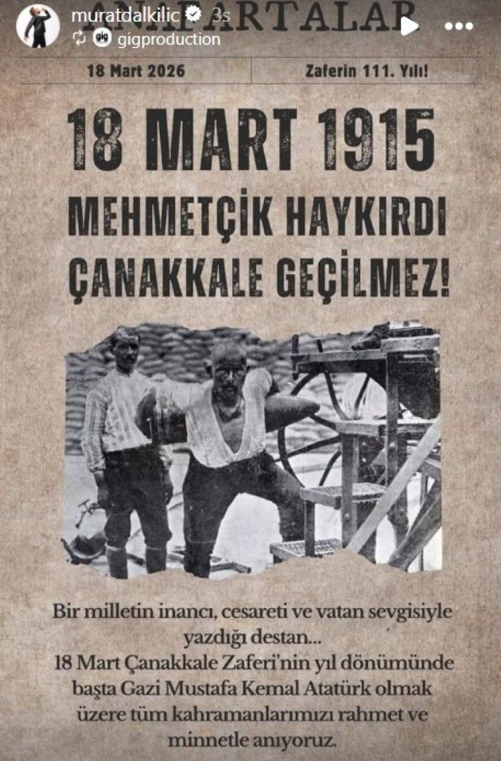 Fedon’dan “Çanakkale” paylaşımı: “Bir daha geri gelemedi” - Resim: 11