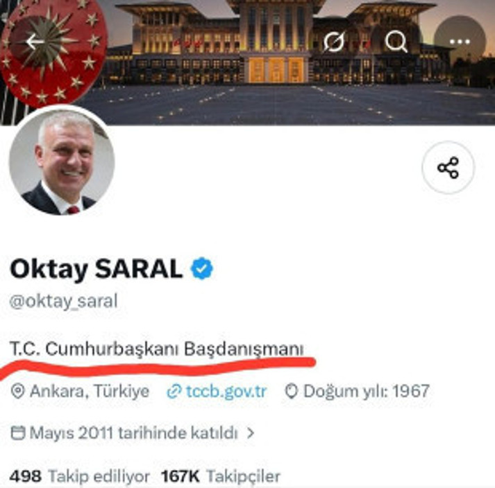 Görevden alındı haberleri çıkınca istifasını açıklamıştı. Saray fotoğrafını kaldırdı - Resim : 2