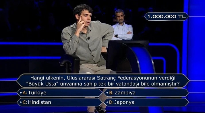 1 milyon liralık sorunun doğru yanıtı herkesi şoke etti. Yarışmacı bile şaşırdı - Resim : 2