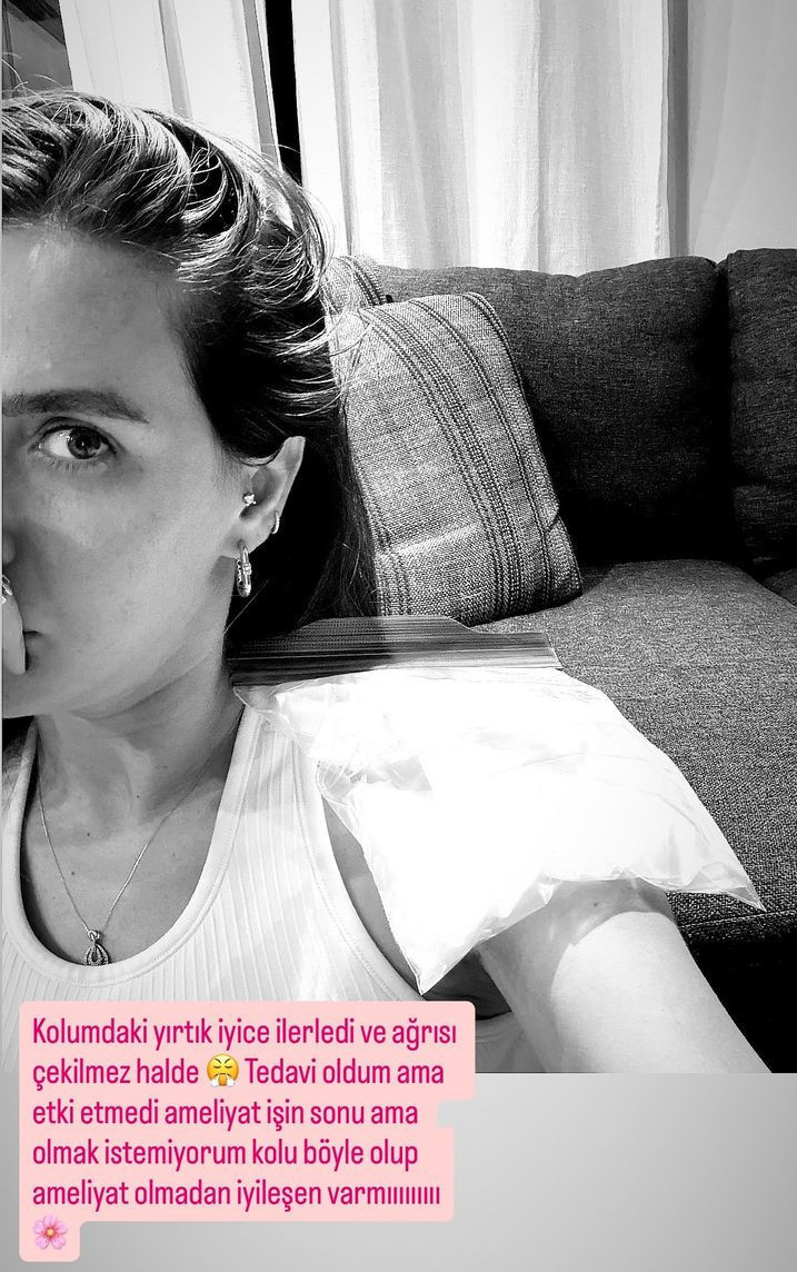 Ceyda Ateş yaşadığı sağlık sorunun paylaştı: "Ağrı çekilmez halde" - Resim : 1