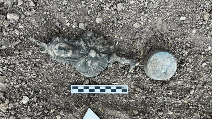 Gümüşhane'de 150 yıl sonra tarihi keşif: Mısır Tanrıçası büstü bulundu