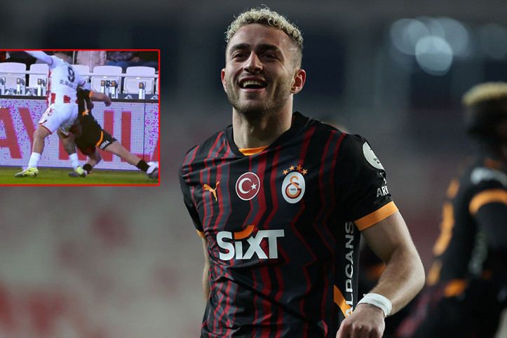 Manaj'ın Barış Alper'e faulüne Galatasaray'dan tepki: 'Milli oyuncuyu katletti'