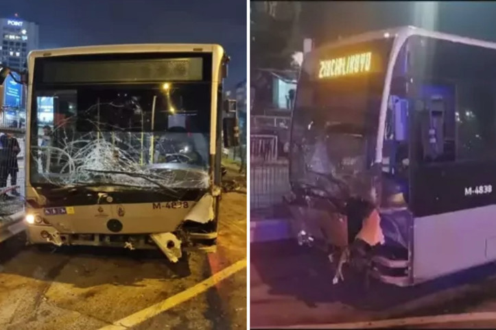 Zincirlikuyu'da metrobüs kazası! Köprü kapatıldı