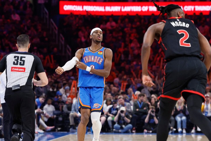 NBA'de Toronto'yu deviren Oklahoma 4'te 4 yaptı