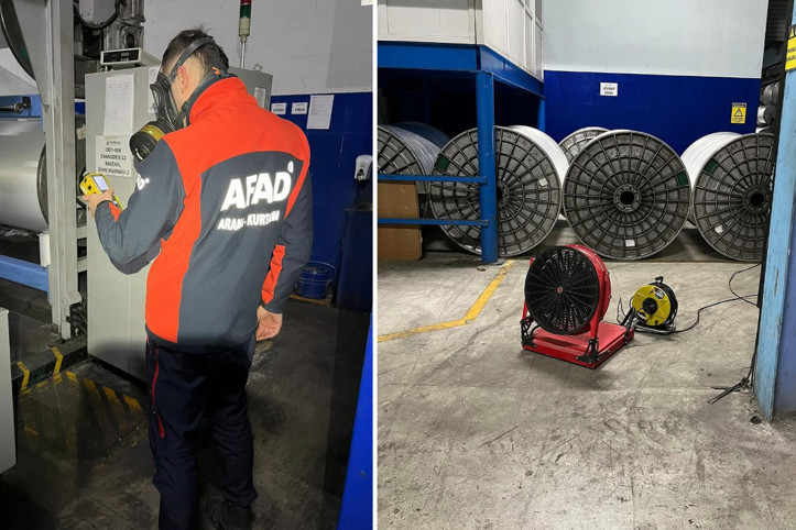 Karbonmonoksitten zehirlenen 17 işçi tedavi altında