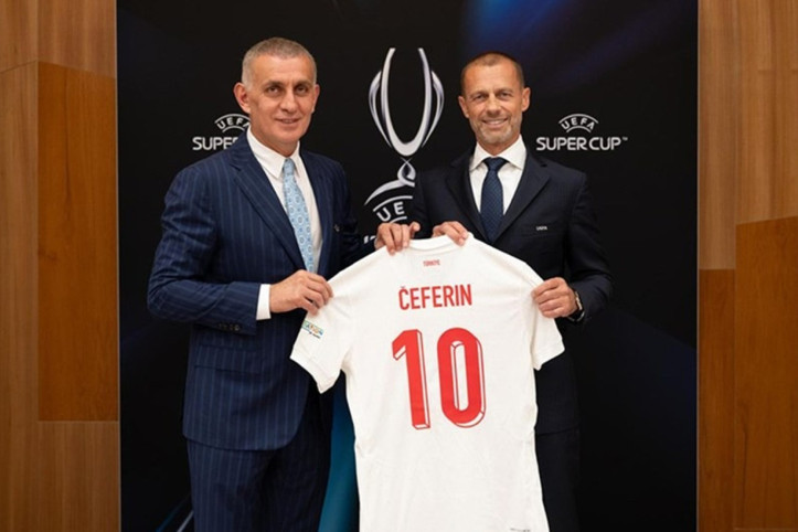 Hacıosmanoğlu, UEFA Başkanı Ceferin ile görüştü: Masada neler konuşuldu?