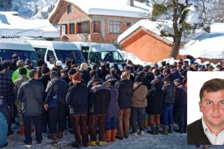 Kalp krizinden öldü, kardan kapanan köyüne 5 gün sonra defnedildi