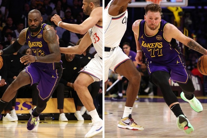 Derbide Doncic-Lebron şov: Lakers 5’te 5 yaptı