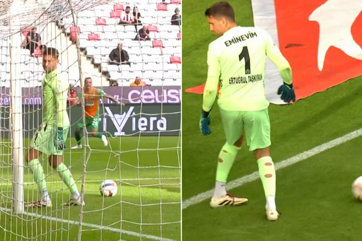 Antalya'daki derbide akılalmaz hata, maçın kaderini belirledi