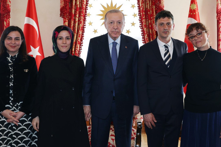 Erdoğan, Minguzzi ailesini kabul etti
