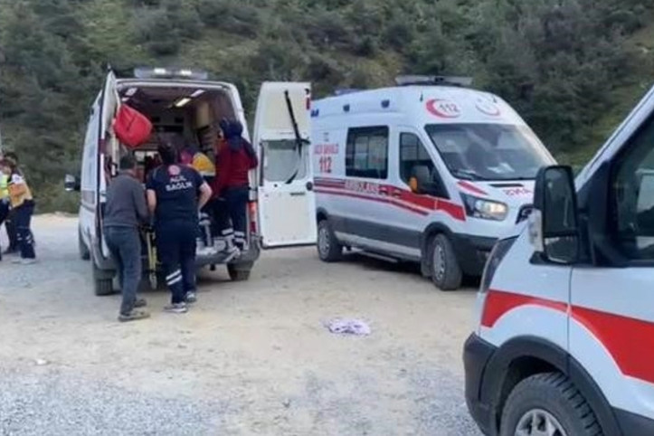 İzmir-Ankara hızlı tren hattı inşaatında kaza: 9 yaralı