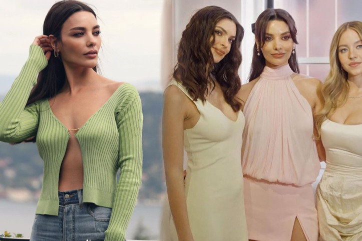 Hazal Filiz Küçükköse, Sydney Sweeney ve Emily Ratajkowski ile bir araya geldi