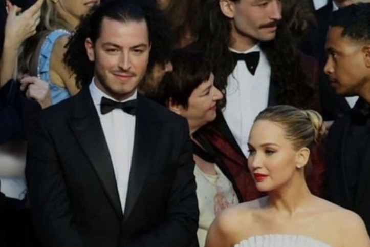 Boran Kuzum ile Jennifer Lawrence aynı karede