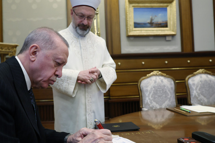 Erdoğan bağış yaptı: İşte makbuz