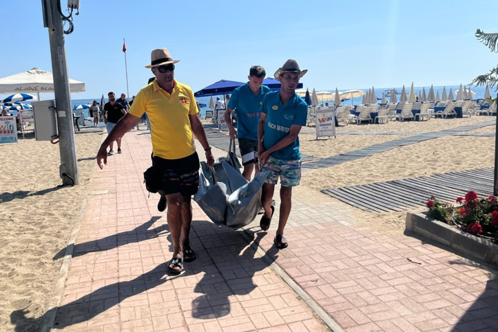 Sahilde güneşlenirken öldü