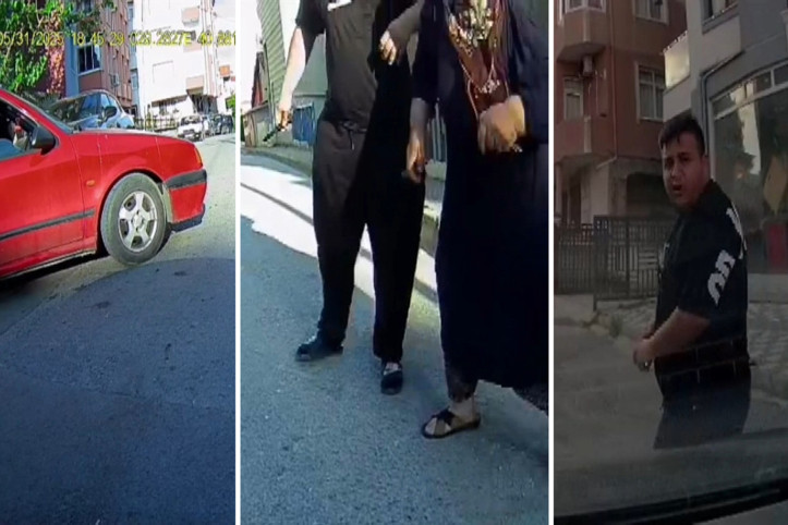 Tartıştığı sürücü kızının yanında bıçak çekti: Mahalle 'Baba gidelim' çığlığıyla inledi